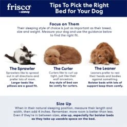 Frisco Pillow Dog Bed W/ Removeable Cover -Cat Toy Shop 113294 PT7. AC SS1800 V1668199311