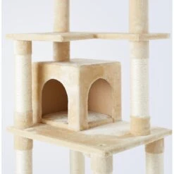 Frisco 78-in Faux Fur Cat Tree & Condo -Cat Toy Shop 128068 PT3. AC SS1800 V1505930982