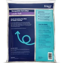 Frisco Lavender Fields Scented Clumping Clay Cat Litter, 40-lb Bag -Cat Toy Shop 142651 PT2. AC SS1800 V1657655544