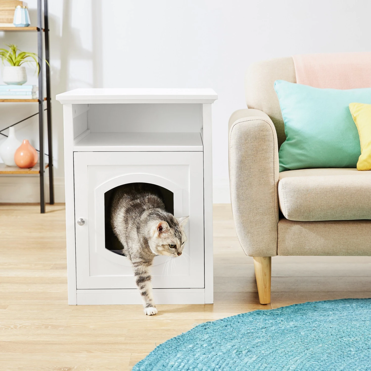 Frisco Decorative Side Table Cat Litter Box Cover 1 Frisco Decorative Side Table Cat Litter Box Cover