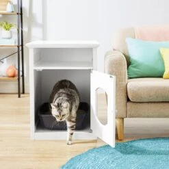 Frisco Decorative Side Table Cat Litter Box Cover 13 Frisco Decorative Side Table Cat Litter Box Cover -Cat Toy Shop 156786 PT6. AC SS1800 V1570480099