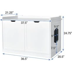 Frisco Decorative Bench Cat Litter Box Cover -Cat Toy Shop 156788 PT3. AC SS1800 V1570480071