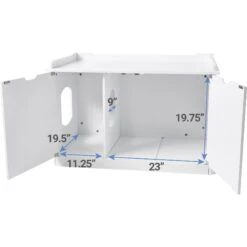 Frisco Decorative Bench Cat Litter Box Cover -Cat Toy Shop 156788 PT4. AC SS1800 V1570480051