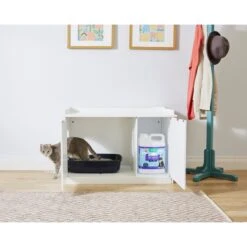 Frisco Decorative Bench Cat Litter Box Cover -Cat Toy Shop 156788 PT5. AC SS1800 V1570480032