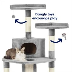 Frisco 48-in Faux Fur Cat Tree & Condo -Cat Toy Shop 163748 PT2. AC SS1800 V1667227026