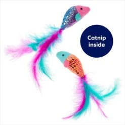 Frisco Sparkle Fish Plush Cat Toy With Catnip -Cat Toy Shop 166361 PT2. AC SS1800 V1686579217