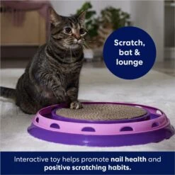 Frisco Scratch & Roll Scratcher Cat Toy With Catnip -Cat Toy Shop 166516 PT4. AC SS1800 V1686580077