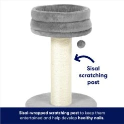 Frisco 24.8-in Heavy Duty Faux Fur Cat Tree -Cat Toy Shop 169397 PT2. AC SS1800 V1667229717