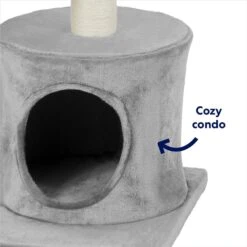 Frisco 42-in Heavy Duty Faux Fur Cat Tree & Condo -Cat Toy Shop 169398 PT2. AC SS1800 V1667229084