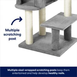 Frisco 48-in Heavy Duty Faux Fur Cat Tree & Condo -Cat Toy Shop 169399 PT3. AC SS1800 V1667229003