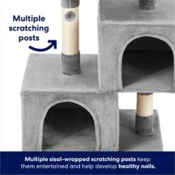 Frisco 33-in Faux Fur Cat Tree & Condo -Cat Toy Shop 180389 PT2. AC SS1800 V1667227240