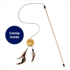 Frisco Sparkle Ball Teaser Wand Cat Toy With Catnip -Cat Toy Shop 183254 PT2. AC SS1800 V1686579565