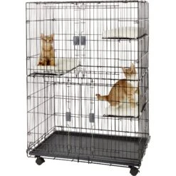 Frisco Collapsible Wire Cat Cage Playpen -Cat Toy Shop 185867 PT2. AC SS1800 V1575993177
