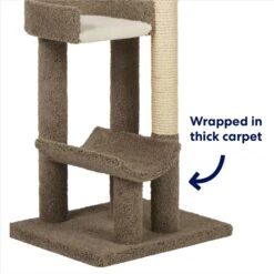 Frisco 69-in Real Carpet Wooden Cat Tree -Cat Toy Shop 208926 PT2. AC SS1800 V1667228667