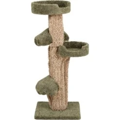 Frisco 49-in Tree-Shaped Real Carpet Wooden Cat Tree -Cat Toy Shop 208944 PT2. AC SS1800 V1647632784