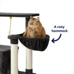 Frisco 66-in Cat Tree With Bed, Condo, Lounge Basket & Top Perch -Cat Toy Shop 214381 PT2. AC SS1800 V1667229521