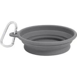 Frisco Silicone Collapsible Travel Bowl With Carabiner -Cat Toy Shop 216036 PT2. AC SS1800 V1591020481