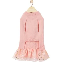 Frisco Cable Knit Dog & Cat Sweater Dress -Cat Toy Shop 223706 PT4. AC SS1800 V1599055287