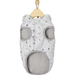 Frisco Mediumweight Silver Polka Dotted Insulated Dog & Cat Coat -Cat Toy Shop 224017 PT4. AC SS1800 V1600732878