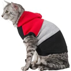 Frisco Colorblock Dog & Cat Sleeveless Hoodie -Cat Toy Shop 224263 PT3. AC SS1800 V1637677889