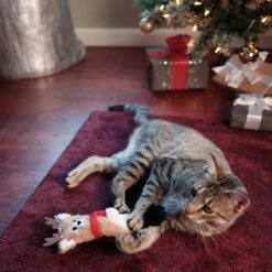 Frisco Holiday Reindeer Plush Kicker Cat Toy With Catnip -Cat Toy Shop 228553 PT2. AC SS1800 V1602172632