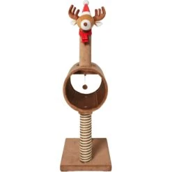 Frisco Holiday 52.3-in Reindeer Cat Scratching Post & Tunnel 11 Frisco Holiday 52.3-in Reindeer Cat Scratching Post & Tunnel -Cat Toy Shop 236569 PT3. AC SS1800 V1601332856