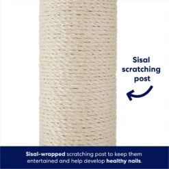 Frisco 35-in Heavy Duty Sisal Cat Scratching Post With Toy -Cat Toy Shop 238150 PT2. AC SS1800 V1667227026