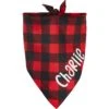 Frisco Buffalo Plaid Printed Personalized Dog & Cat Bandana