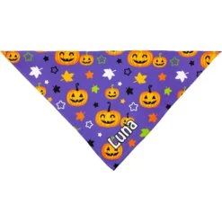 Frisco Halloween Pumpkins Personalized Dog & Cat Bandana -Cat Toy Shop 242815 PT3. AC SS1800 V1618511830