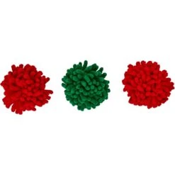 Frisco Holiday Moppy Ball Cat Toy With Catnip, 3 Count -Cat Toy Shop 244935 PT3. AC SS1800 V1600707664