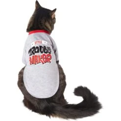 Frisco Little Trouble Maker Dog & Cat T-Shirt -Cat Toy Shop 248639 PT2. AC SS1800 V1644959814