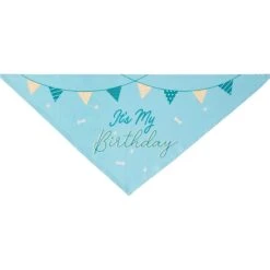 Frisco It's My Birthday Dog & Cat Bandana, Blue -Cat Toy Shop 248697 PT3. AC SS1800 V1633068119