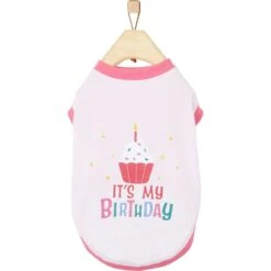 Frisco It's My Birthday Dog & Cat T-Shirt, Pink