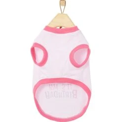 Frisco It's My Birthday Dog & Cat T-Shirt, Pink -Cat Toy Shop 249255 PT3. AC SS1800 V1624614153