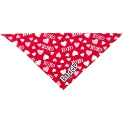 Frisco XOXO Hearts Personalized Dog & Cat Bandana -Cat Toy Shop 254203 PT2. AC SS1800 V1632494772