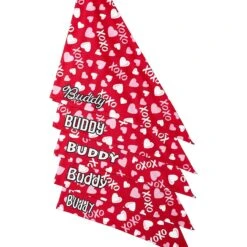 Frisco XOXO Hearts Personalized Dog & Cat Bandana -Cat Toy Shop 254203 PT4. AC SS1800 V1632418571