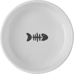 Frisco Round Meow Non-skid Ceramic Cat Bowl With Wood Base 10 Frisco Round Meow Non-skid Ceramic Cat Bowl With Wood Base -Cat Toy Shop 256078 PT4. AC SS1800 V1615312284