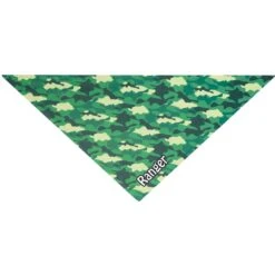 Frisco Green Camo Personalized Dog & Cat Bandana -Cat Toy Shop 267563 PT3. AC SS1800 V1623093485