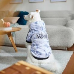 Frisco Woof Tiedye Print Dog & Cat Hoodie -Cat Toy Shop 267986 PT6. AC SS1800 V1637678872