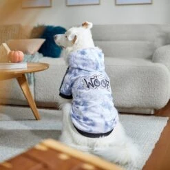 Frisco Woof Tiedye Print Dog & Cat Hoodie -Cat Toy Shop 267986 PT8. AC SS1800 V1629758062