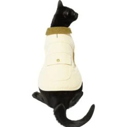 Frisco Mediumweight Cotton Duck Canvas Dog & Cat Jacket, Tan -Cat Toy Shop 268223 PT2. AC SS1800 V1628797707