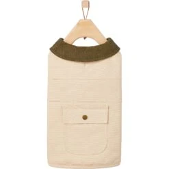 Frisco Mediumweight Cotton Duck Canvas Dog & Cat Jacket, Tan -Cat Toy Shop 268223 PT4. AC SS1800 V1628741877