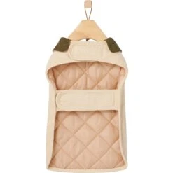 Frisco Mediumweight Cotton Duck Canvas Dog & Cat Jacket, Tan -Cat Toy Shop 268223 PT5. AC SS1800 V1628792836