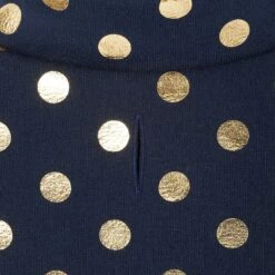 Frisco Lightweight Gold Dotted Dog & Cat Jacket, Navy -Cat Toy Shop 268247 PT6. AC SS1800 V1628826417