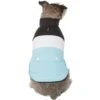 Frisco Mediumweight Colorblock Insulated Dog & Cat Puffer Coat With Pocket, Blue