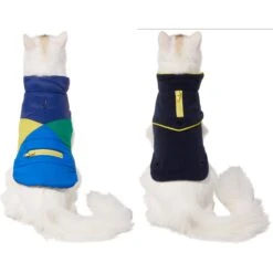 Frisco Mediumweight Colorblock 2-in-1 Dog & Cat Fleece Coat -Cat Toy Shop 268350 PT2. AC SS1800 V1628792216