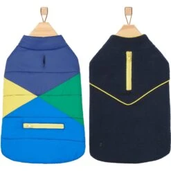 Frisco Mediumweight Colorblock 2-in-1 Dog & Cat Fleece Coat -Cat Toy Shop 268350 PT4. AC SS1800 V1628780451