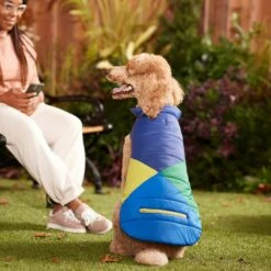 Frisco Mediumweight Colorblock 2-in-1 Dog & Cat Fleece Coat -Cat Toy Shop 268350 PT8. AC SS1800 V1629755551