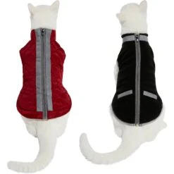 Frisco Mediumweight Reflective 2-in-1 Dog & Cat Fleece Coat -Cat Toy Shop 268359 PT2. AC SS1800 V1628792312