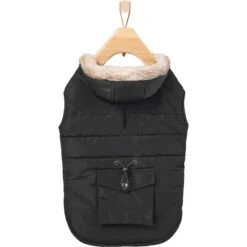 Frisco Mid-Heavyweight Cinching Insulated Dog & Cat Parka, Black/Red Plaid -Cat Toy Shop 268382 PT4. AC SS1800 V1628825564